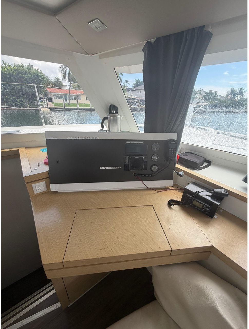 navigation station, FP 40 Lucia, catamaran for sale