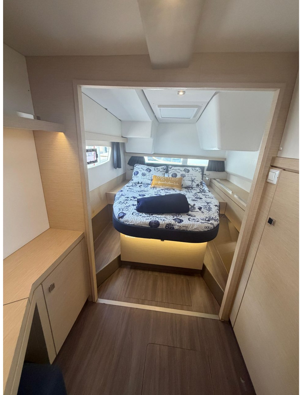 bed, FP 40 Lucia, catamaran for sale
