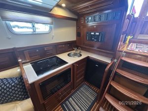 interior, Menorquin, trawler for sale