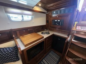 interior, Menorquin, trawler for sale