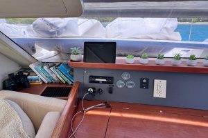 navigation station, Leopard 46, catamaran for sale