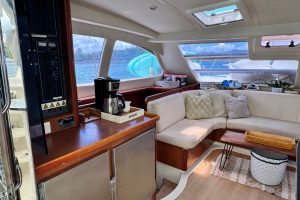 salon, Leopard 46, catamaran for sale