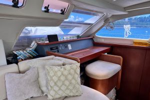 navigation station, Leopard 46, catamaran for sale