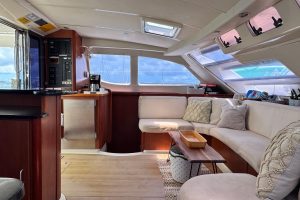 salon, Leopard 46, catamaran for sale