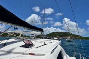 deck, Leopard 46, catamaran for sale