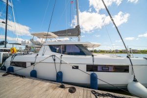 deck, Leopard 45, catamaran for sale