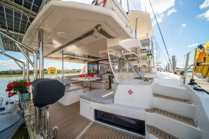 cockpit, Leopard 45, catamaran for sale