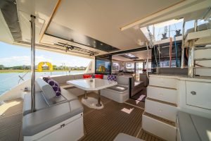 cockpit, Leopard 45, catamaran for sale
