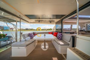 cockpit, Leopard 45, catamaran for sale