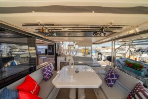 cockpit, Leopard 45, catamaran for sale