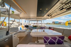 cockpit, Leopard 45, catamaran for sale