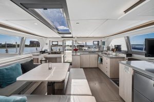 salon, Leopard 45, catamaran for sale