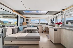 salon, Leopard 45, catamaran for sale