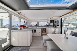 salon, Leopard 45, catamaran for sale