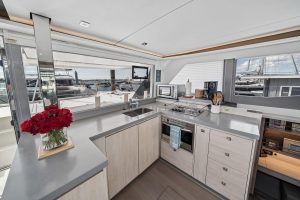 interior, Leopard 45, catamaran for sale