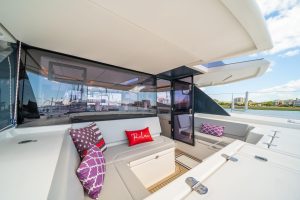 cockpit, Leopard 45, catamaran for sale