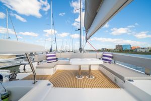 cockpit, Leopard 45, catamaran for sale