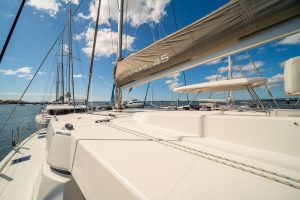 deck, Leopard 45, catamaran for sale