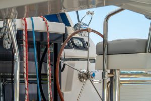 helm, Leopard 45, catamaran for sale