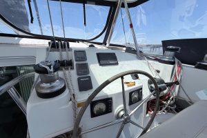 helm, Lagoon 420, catamaran for sale