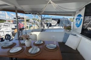 cockpit, FP 47 Saona, catamaran for sale