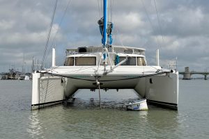 exterior, Dolphin 460, catamaran for sale