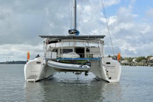 exterior, Dolphin 460, catamaran for sale