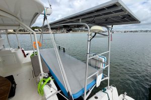 deck, Dolphin 460, catamaran for sale