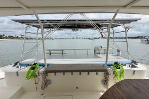 cockpit, Dolphin 460, catamaran for sale