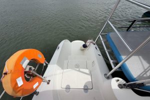 deck, Dolphin 460, catamaran for sale