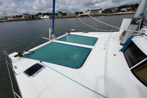 deck, Dolphin 460, catamaran for sale