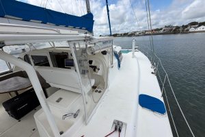 deck, Dolphin 460, catamaran for sale
