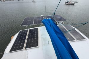 deck, Dolphin 460, catamaran for sale