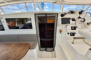 cockpit, Dolphin 460, catamaran for sale