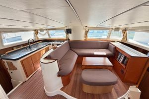 salon, Dolphin 460, catamaran for sale