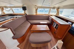 salon, Dolphin 460, catamaran for sale