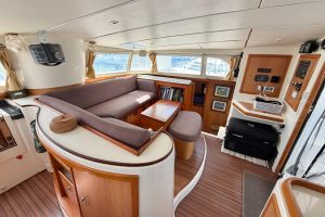 salon, Dolphin 460, catamaran for sale
