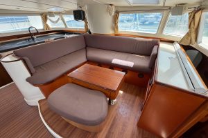 salon, Dolphin 460, catamaran for sale