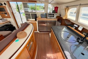 interior, Dolphin 460, catamaran for sale