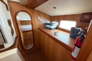 navigation station, Dolphin 460, catamaran for sale