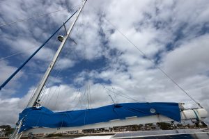 deck, Dolphin 460, catamaran for sale