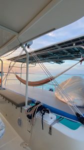 cockpit, Dolphin 460, catamaran for sale