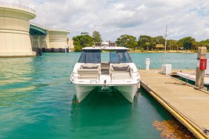 exterior, Aquila 36 Sport, power catamaran for sale