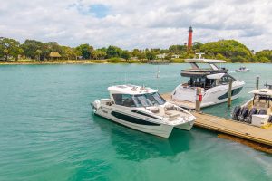 exterior, Aquila 36 Sport, power catamaran for sale
