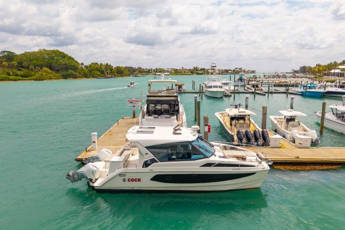 exterior, Aquila 36 Sport, power catamaran for sale