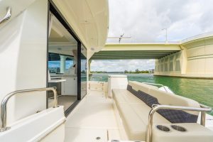 cockpit, Aquila 36 Sport, power catamaran for sale