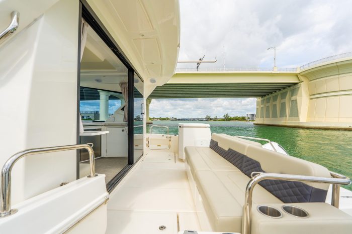 cockpit, Aquila 36 Sport, power catamaran for sale