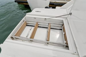 deck, Aquila 36 Sport, power catamaran for sale