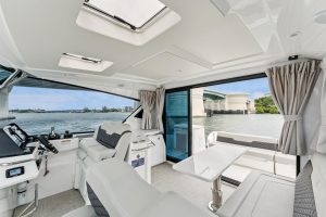 navigation station, Aquila 36 Sport, power catamaran for sale