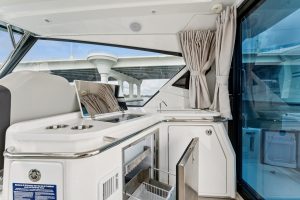 cockpit, Aquila 36 Sport, power catamaran for sale